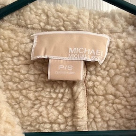 Michael Kors Brown Shearling Vest - Picture 3 of 12